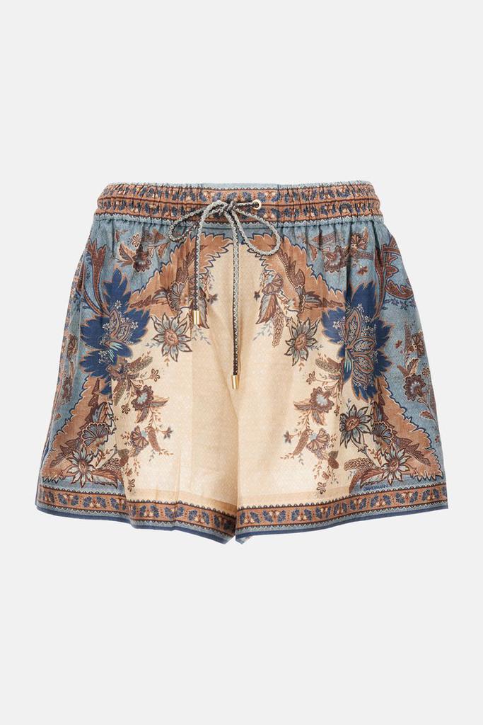 ショーツ ZIMMERMANN SHORTS WITH LACE HEM AND FLORAL PRINT Zimmermann SHORTS WITH LACE HEM AND FLORAL PRINT - Shorts