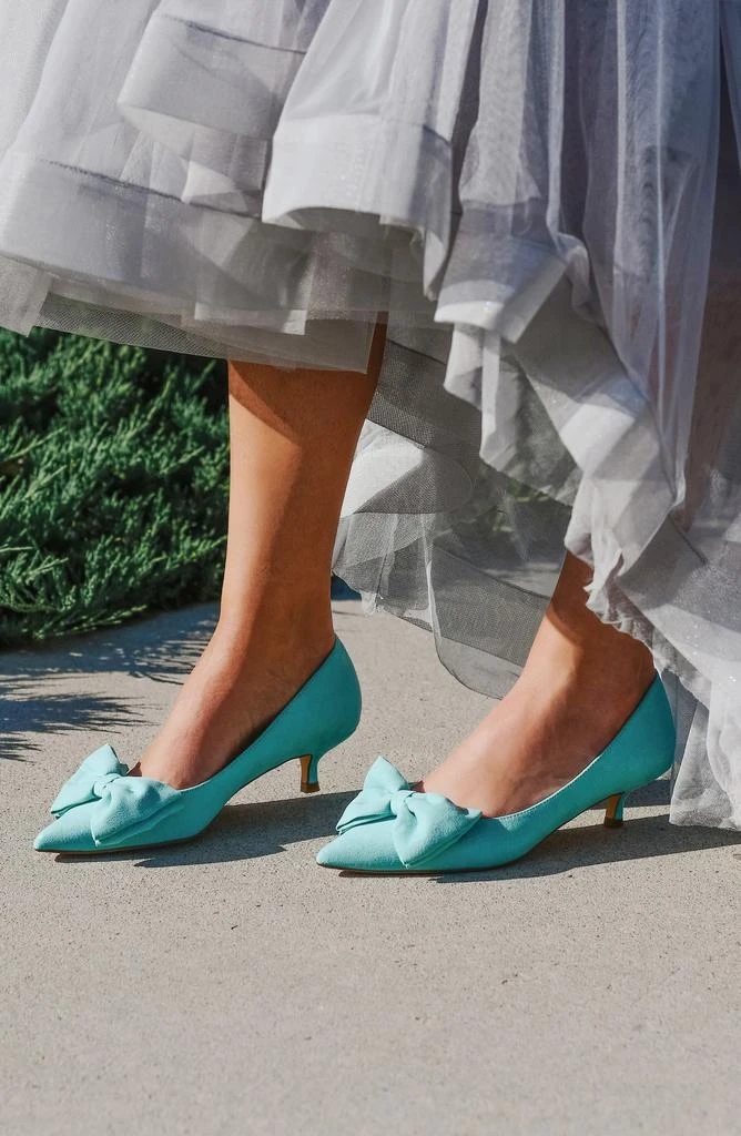 Journee Collection JOURNEE Orana Bow Kitten Heel Pump 8