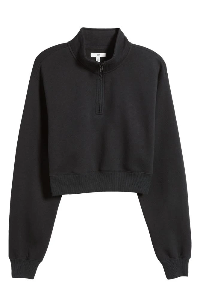 BP. Quarter Zip Fleece Detail Sweatshirt 6