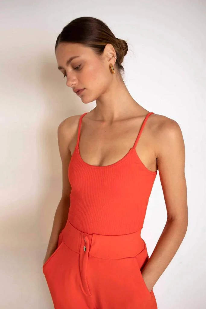 The Range Alloy Rib Rope Tank In Fuego 3