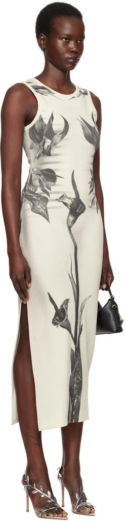 Jean Paul Gaultier Black & White 'The Flower Body Morphing Marinière' Maxi Dress 2