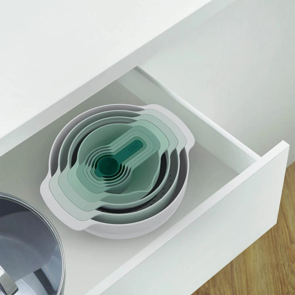 Joseph Joseph Joseph Joseph Editions - Nest 9-Piece Food Preparation Set - Sage 3