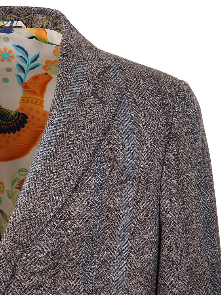 ETRO Etro Single-Breasted Striped Blazer 3