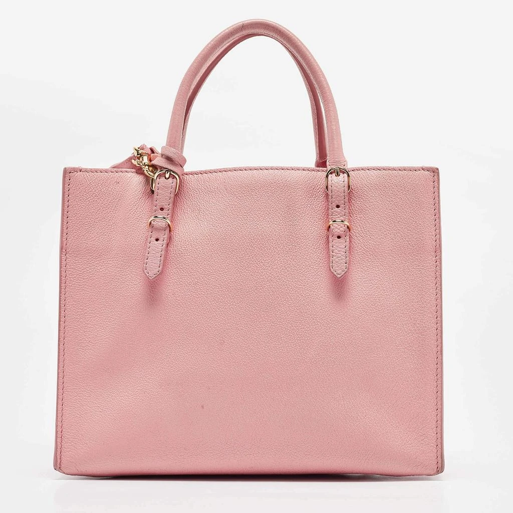 Balenciaga Balenciaga Pink Leather Mini Metallic Edge Papier A4 Tote 5