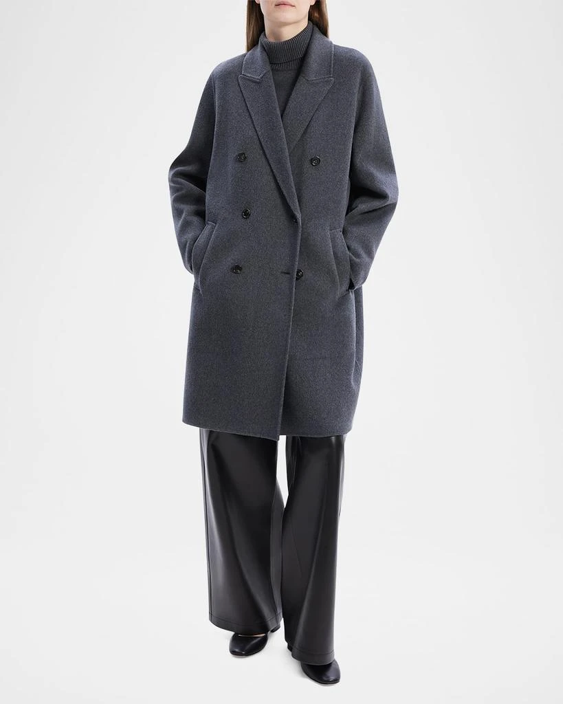 Theory Relaxed Double-Breasted Coat 2
