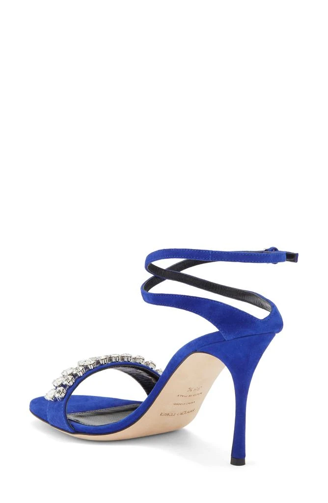 Sergio Rossi Crystal Ankle Wrap Sandal 2