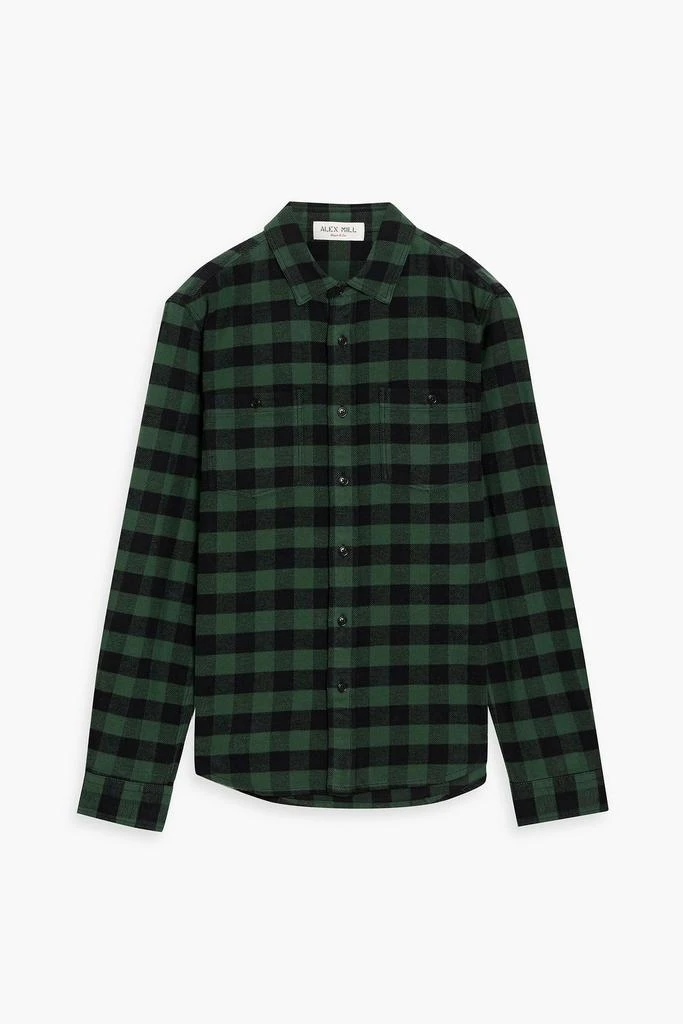 Alex Mill Checked cotton-flannel shirt 1