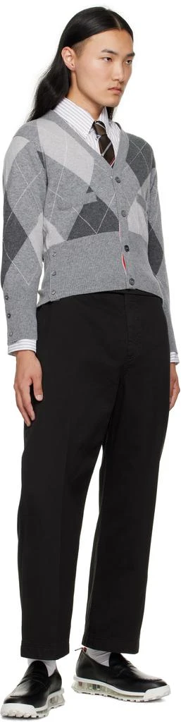 Thom Browne Black Clear Tech Runner Sole Penny Loafers 5