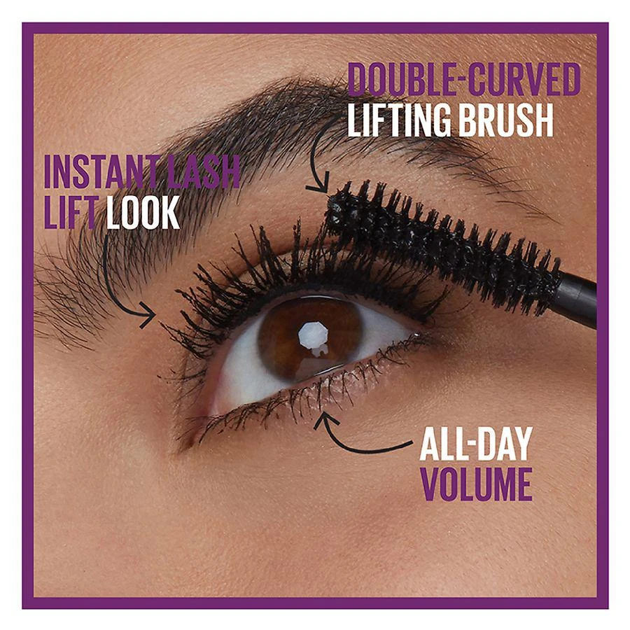 Maybelline Lash Lift Washable Mascara Eye Makeup 7