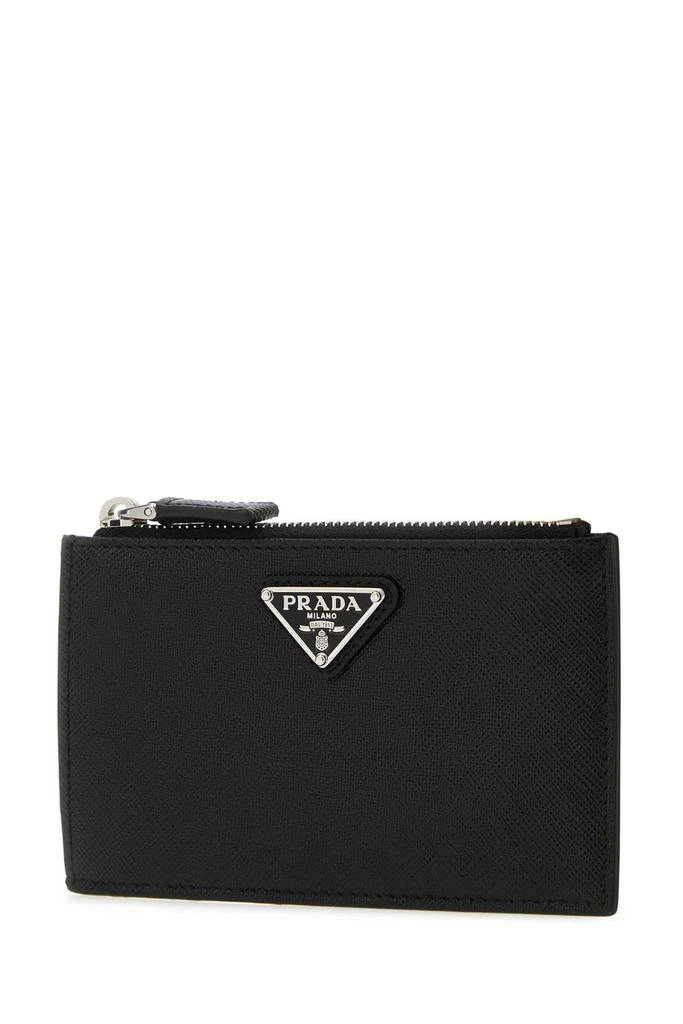Prada Prada Logo Plaque Zip-Up Cardholder 3