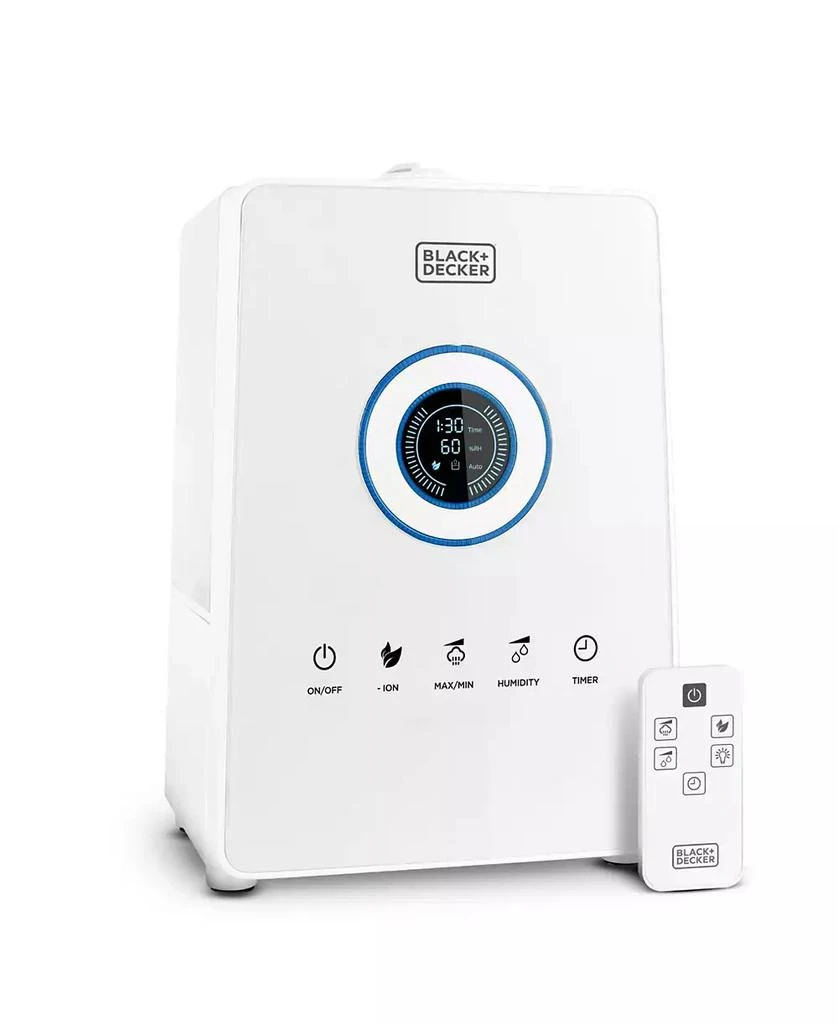 Black & Decker 5.5L Ultrasonic Humidifier Remote Ctrl - White 1