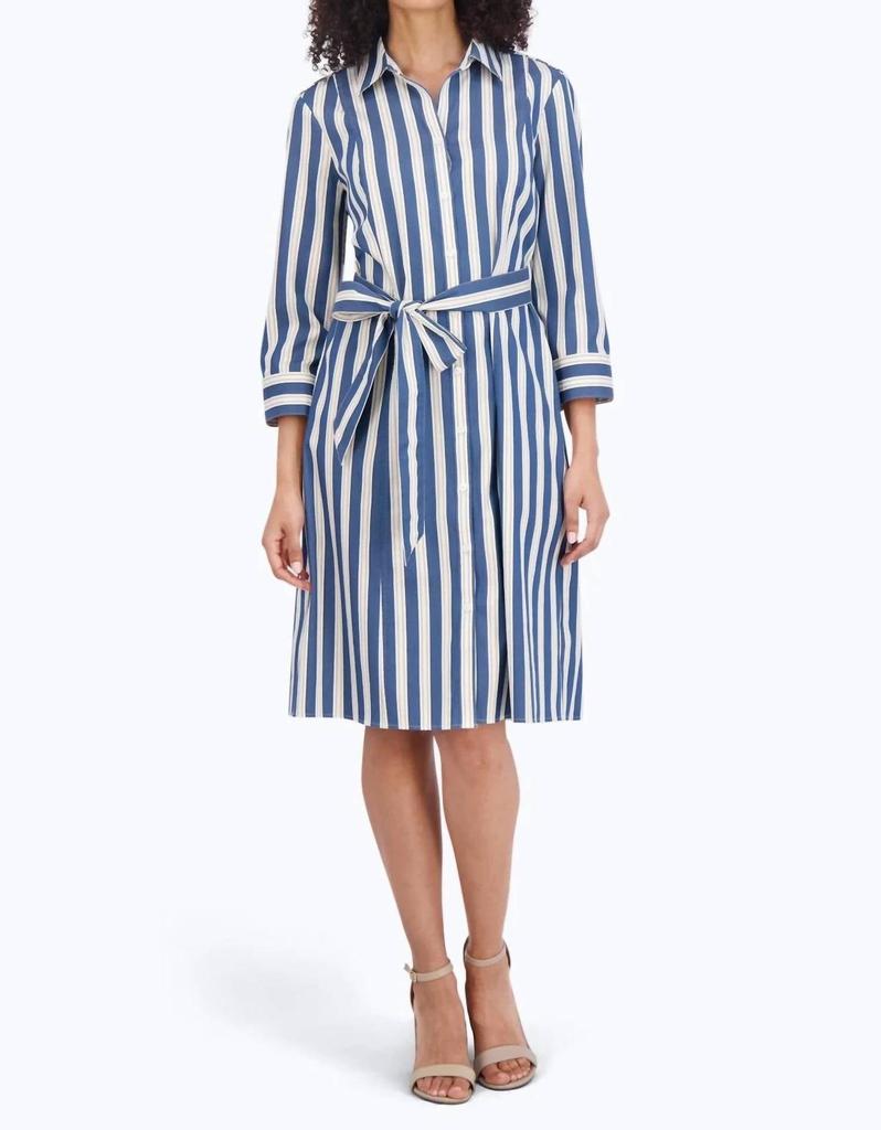 FOXCROFT Foxcroft - Fiona Stretch 3/4 Sleeve Dress