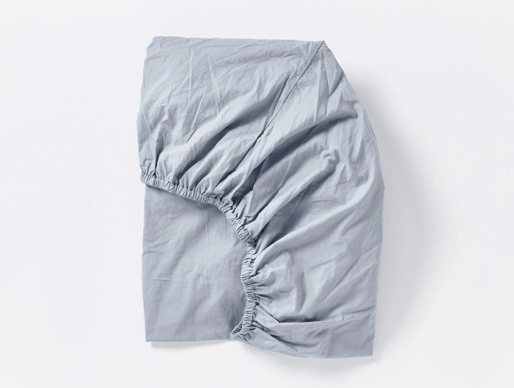 Coyuchi Organic Crinkled Percale Fitted Sheet 7