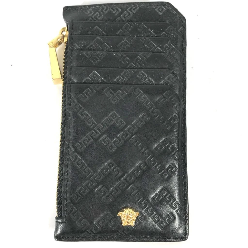 Versace Leather Coin Purse/Coin Case (Pre-Owned)