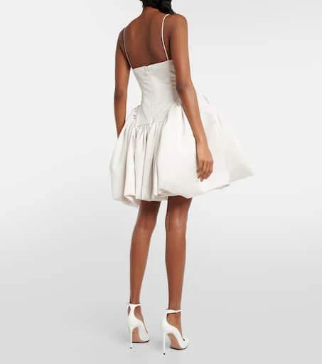 Danielle Frankel Bridal Estelle satin twill minidress 3