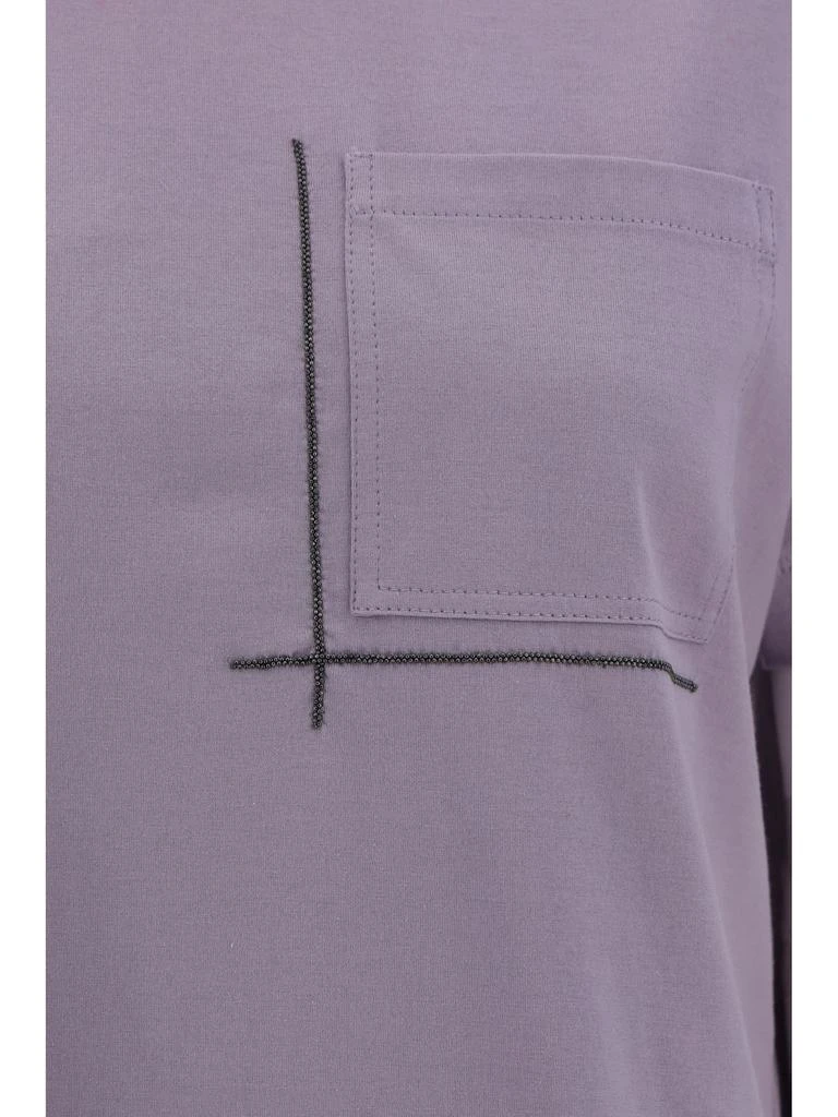 Brunello Cucinelli T-shirt With Embellishments 3