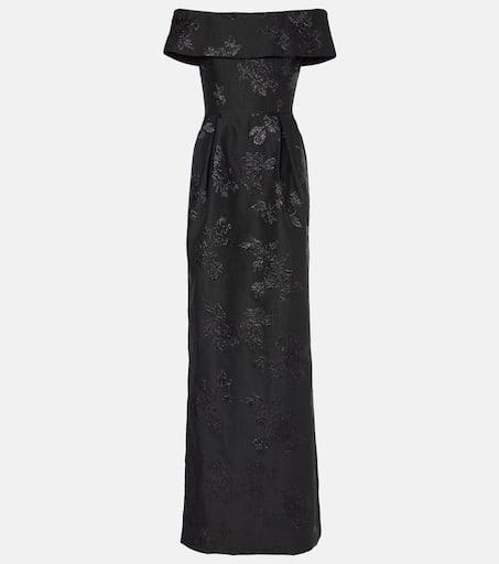 【Rebecca Vallance】ヘンリエッタ ブロケード ビスチェ ドレス REBECCA VALLANCE Henrietta brocade bustier gown - Tops