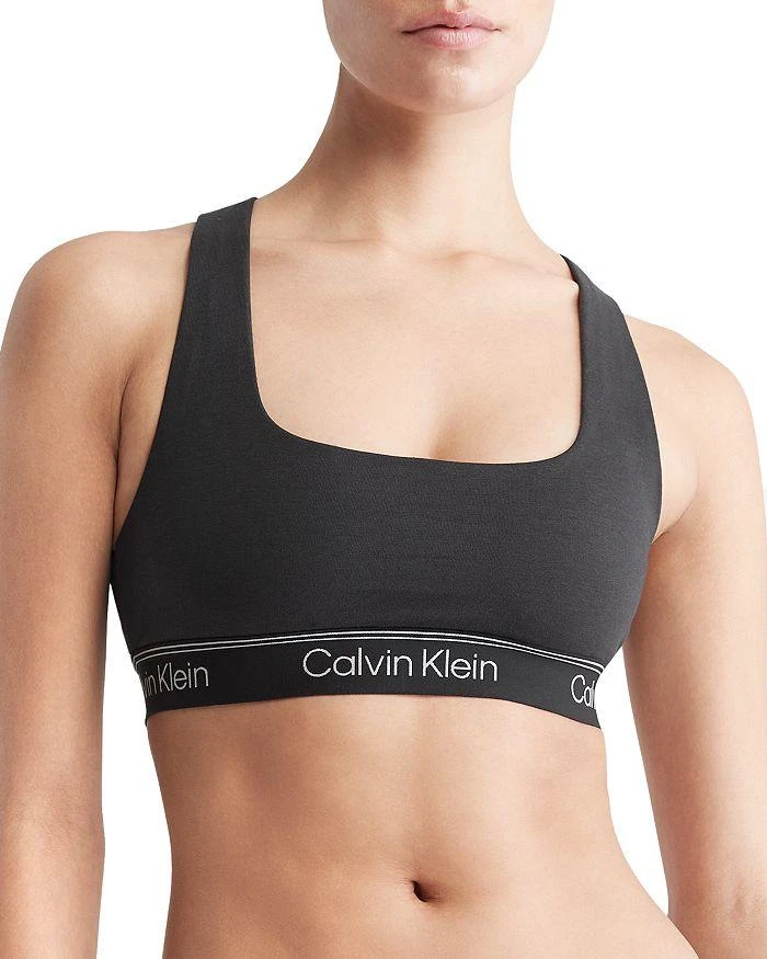 Calvin Klein Logo Band Sports Bra 1
