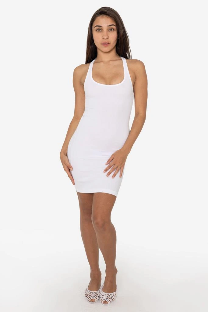 Los Angeles Apparel 3386GD-SH - Heavy 2x1 Rib Short-Length Racerback Dress 9