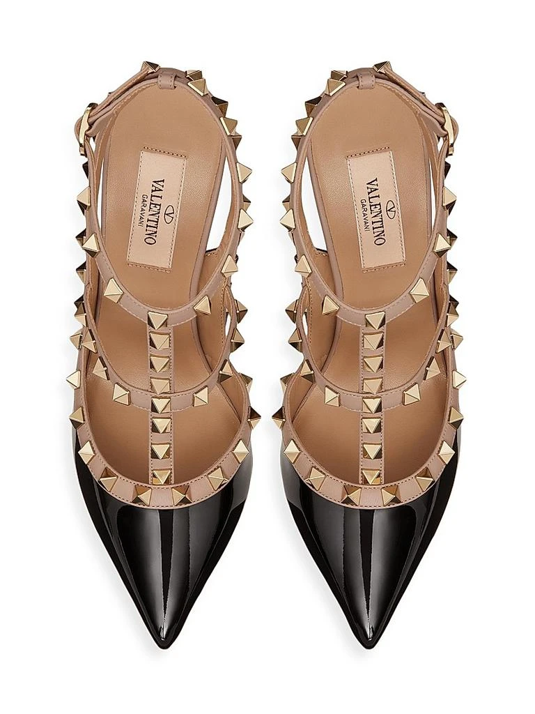 Valentino Patent Rockstud Caged Pumps 100 MM 4