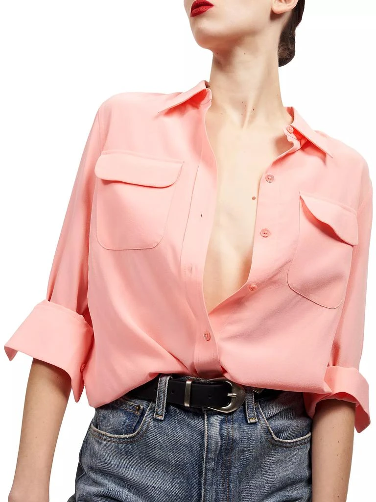 Equipment Signature Slim Silk Shirt 6