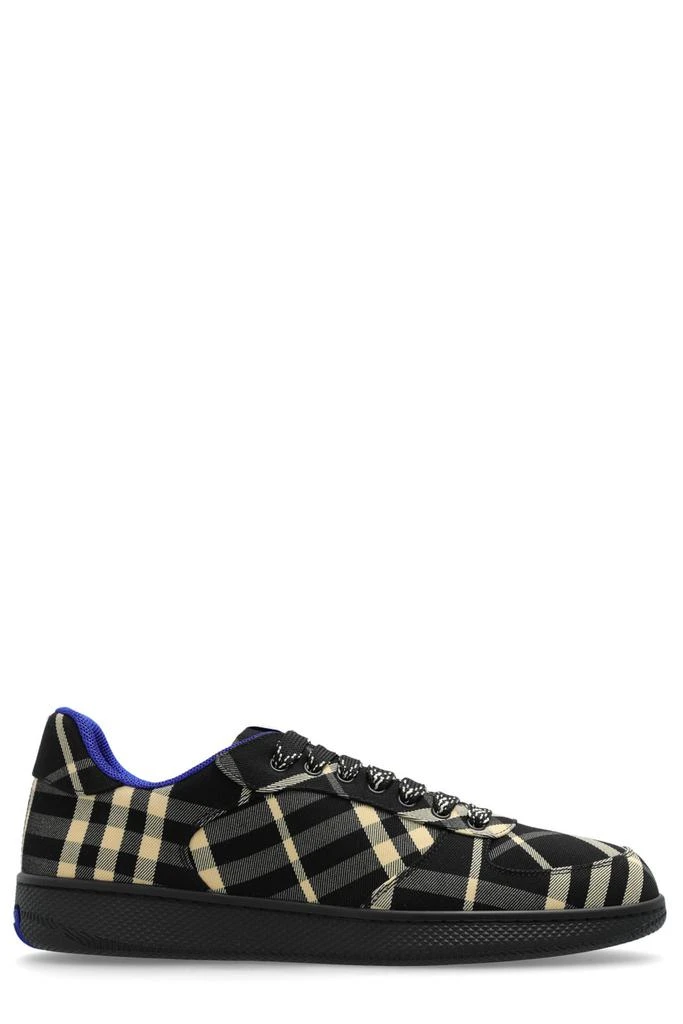 Burberry Burberry Terrace Checked Lace-Up Sneakers 1