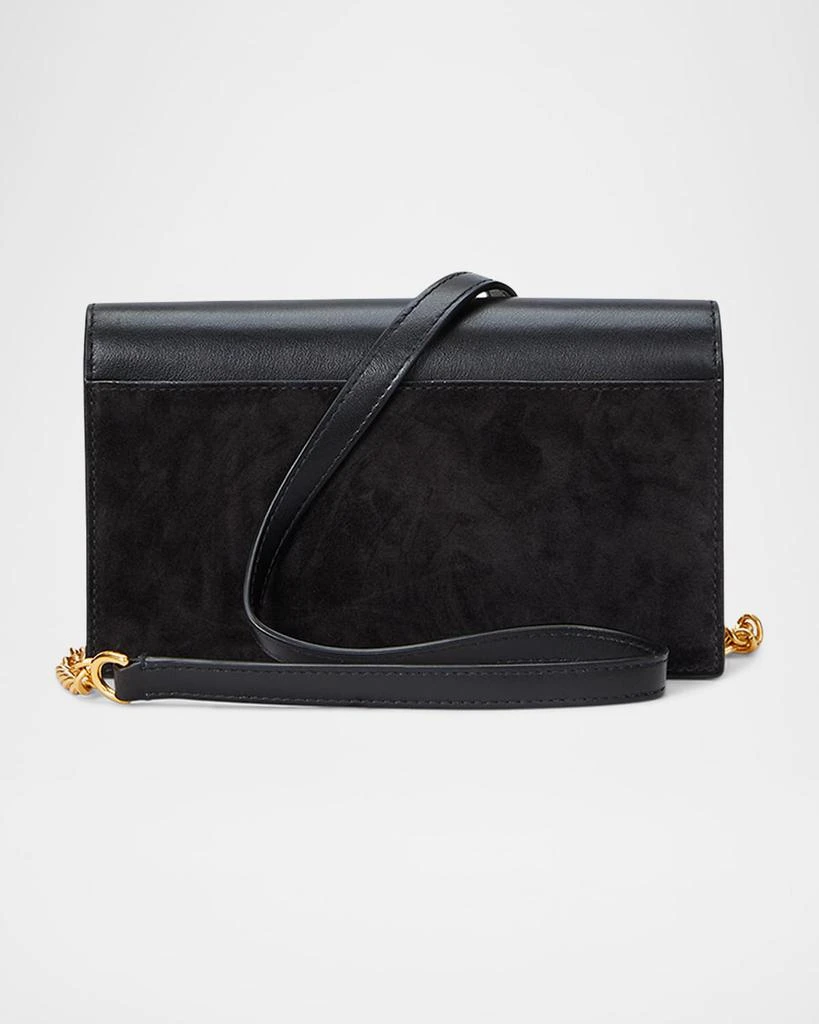 Ralph Lauren Polo ID Suede-Leather Chain Wallet & Bag 5