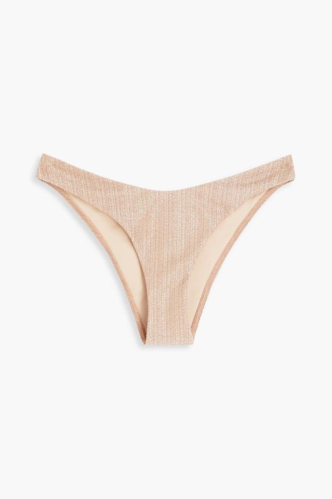Zimmermann Metallic stretch-jersey low-rise bikini briefs