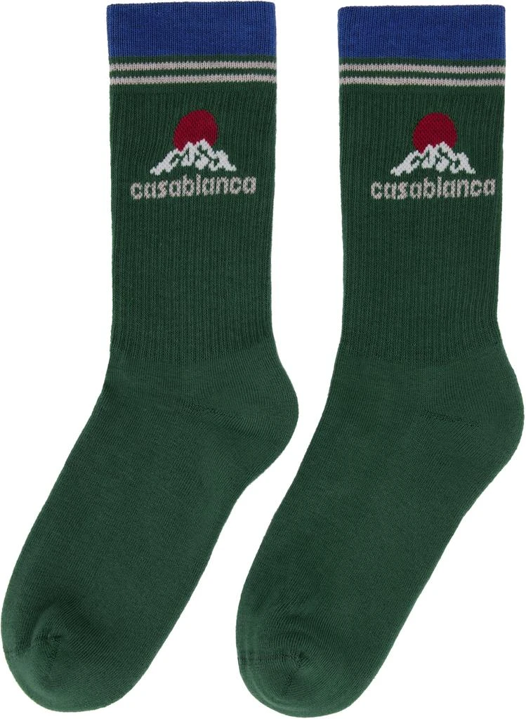 Casablanca Green Montagne Socks 2