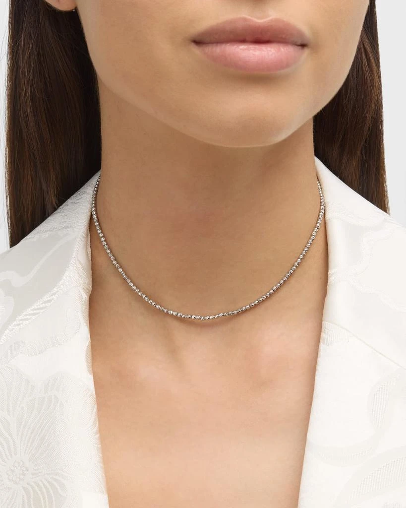 Platinum Born Platinum Halo Choker Necklace 2