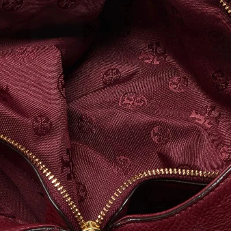 Tory Burch Tory Burch Burgundy Leather Chain Tote 7