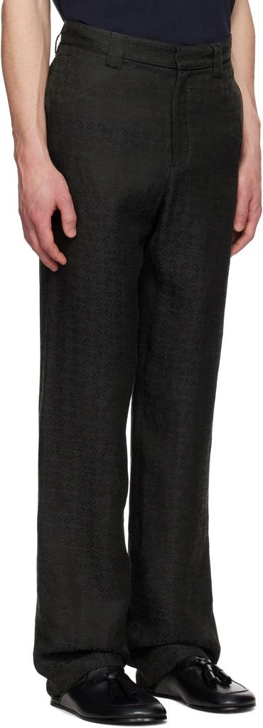 Givenchy Gray Monogram 72 Chino Matching Evening Trousers 2