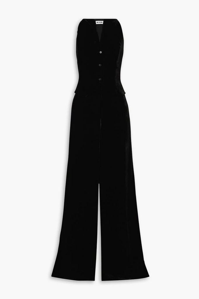 Rixo Sienna velvet jumpsuit 1