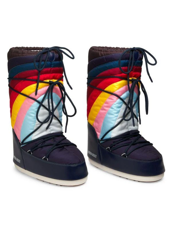 Moon Boot Icon Rainbow Snow Boots 4