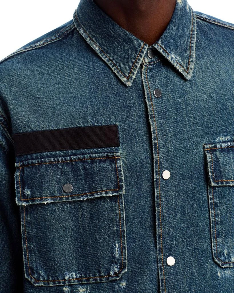 Helmut Lang Distressed Denim Uniform Shirt 6