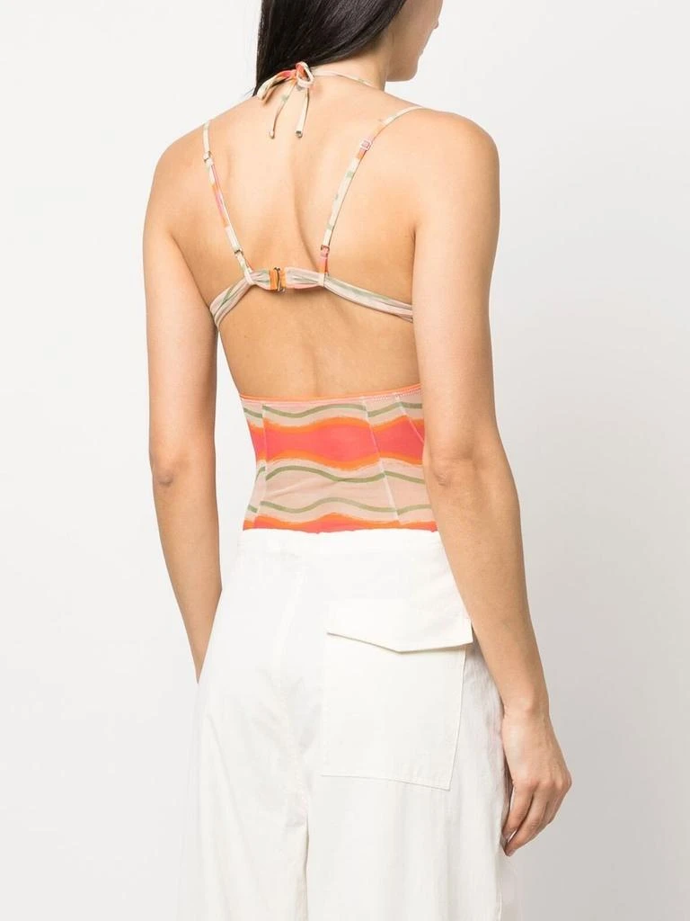 Jacquemus Graphic-Print Mesh Bodysuit 4