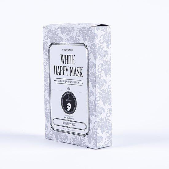 Kocostar White Happy Mask WHITE HAPPY MASK, PACK OF 10