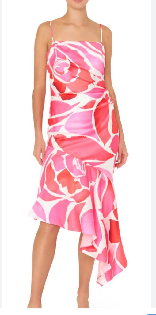 ETRO Etro Floral Print Asymmetric Midi Dress - Dresses