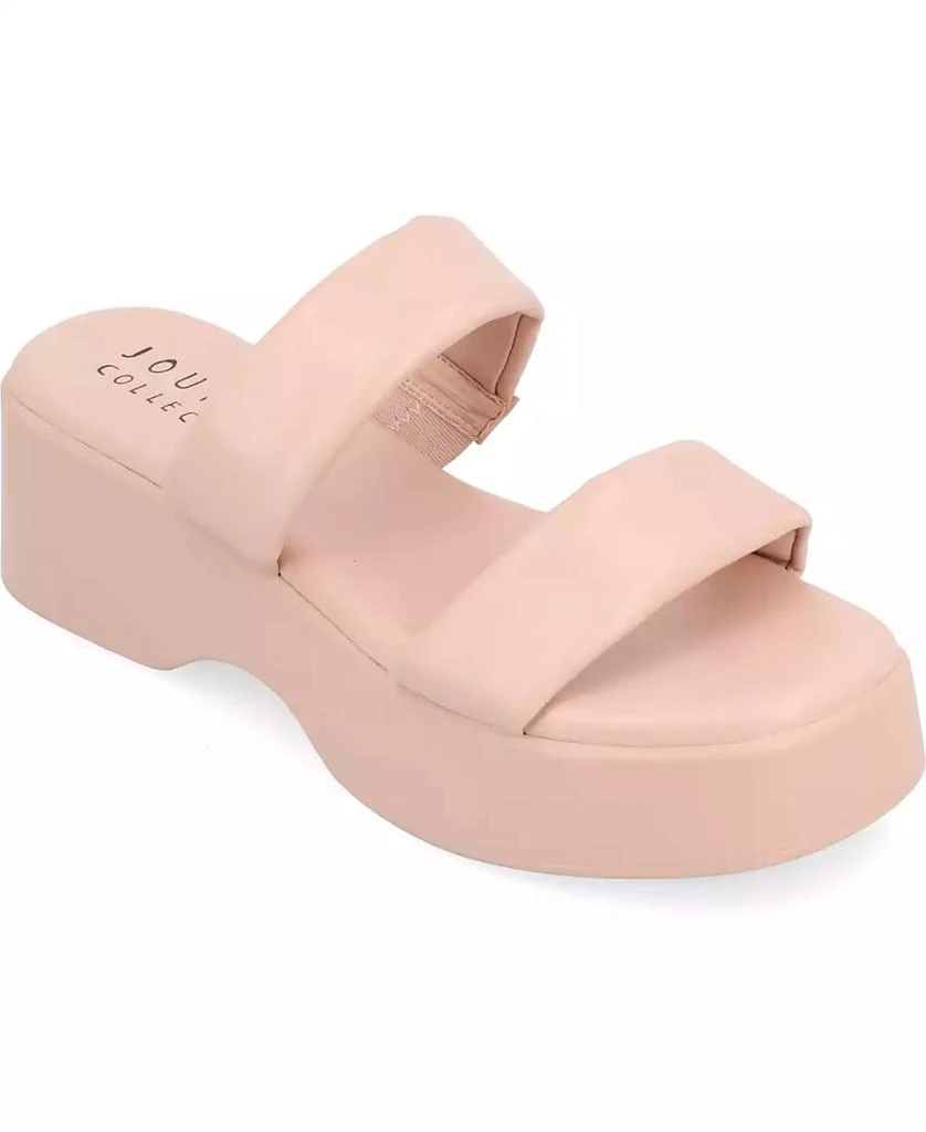 Journee Collection Women's Veradie Platform Sandals 1