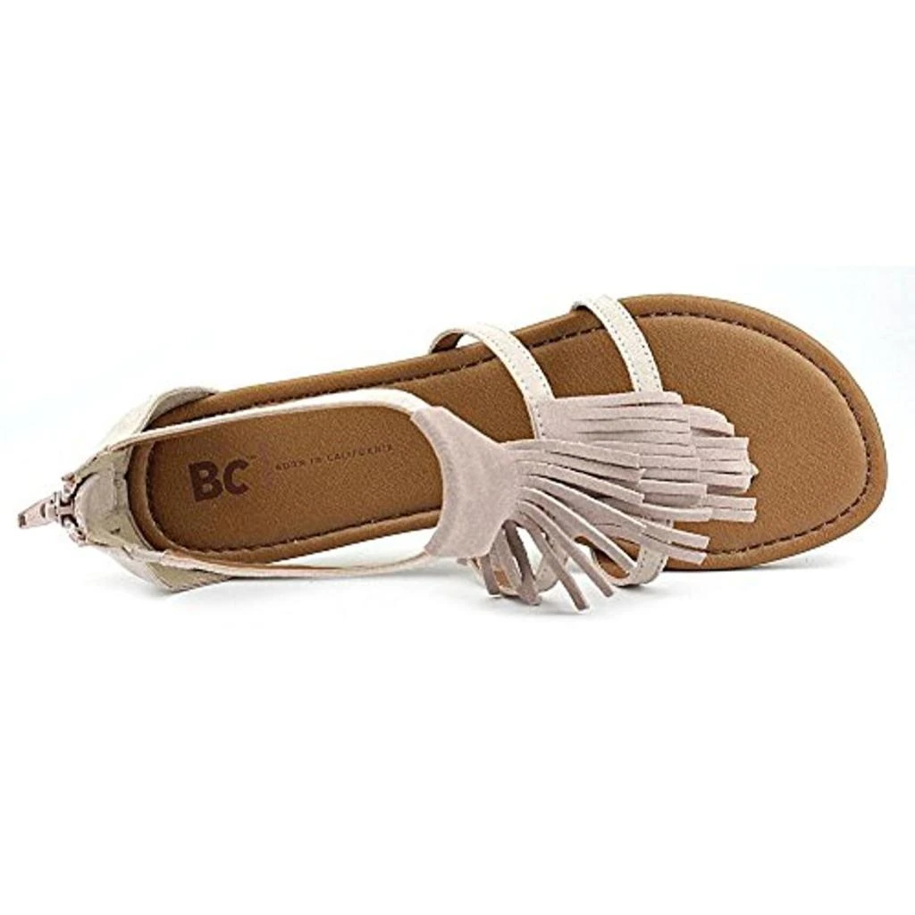 BC Footwear Maltese II Womens Suede Fringe Gladiator Sandals 4