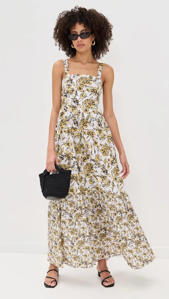Playa Lucila Square Neck Maxi Dress 4