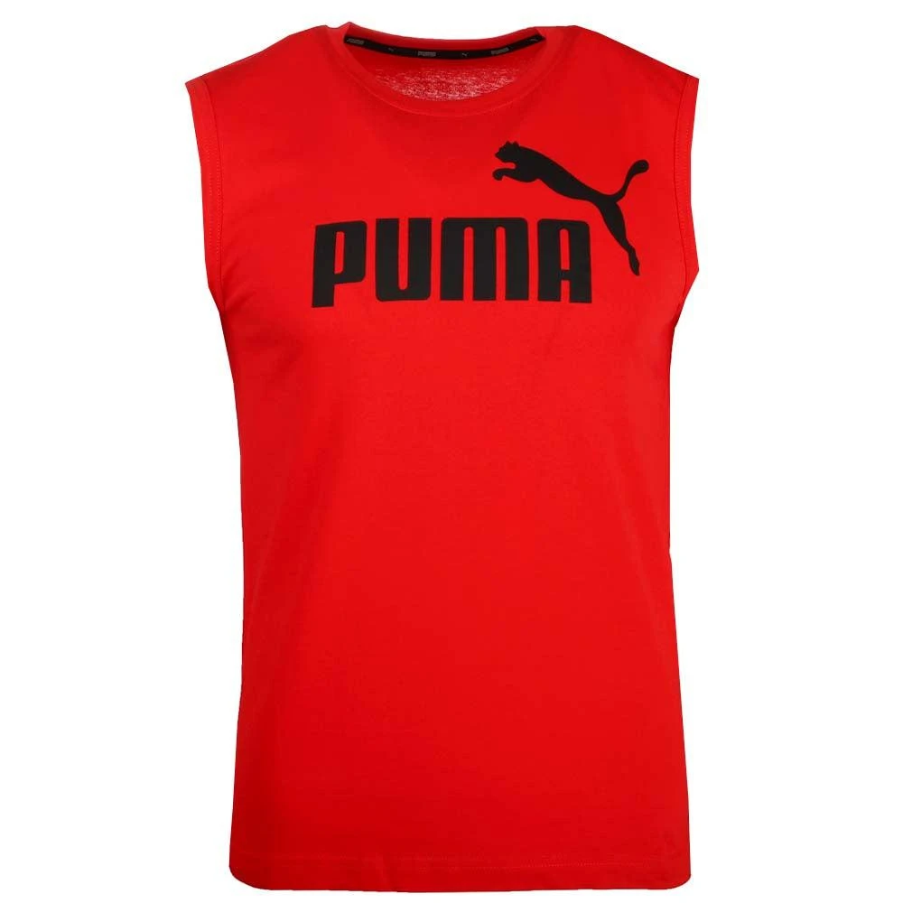Puma Essentials Logo Crew Neck Sleeveless T-Shirt 1