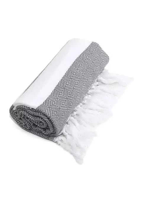 Linum Home Textiles Home Diamond Pestemal Beach Towel 1