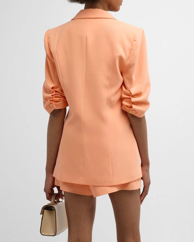 Cinq a Sept Khloe Crepe 3/4-Sleeve Blazer 6