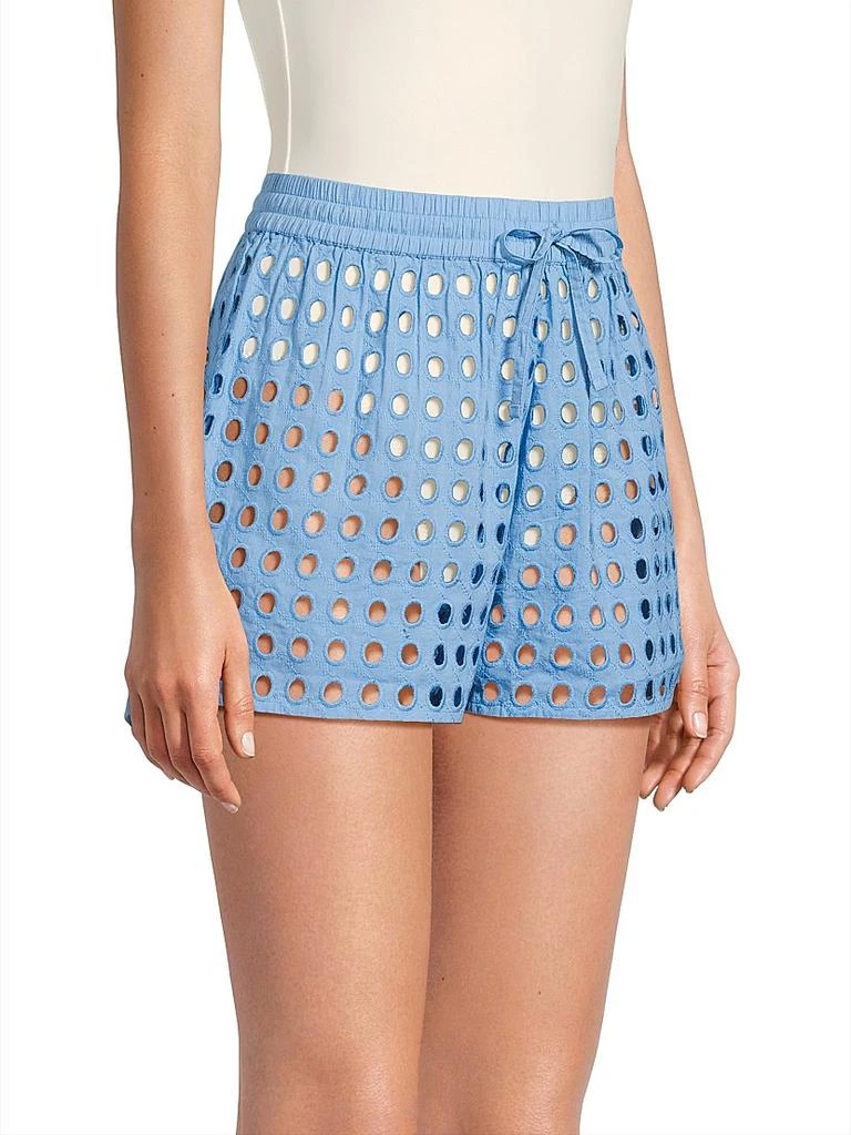 Solid & Striped The Charlie Eyelet Cotton Shorts 4