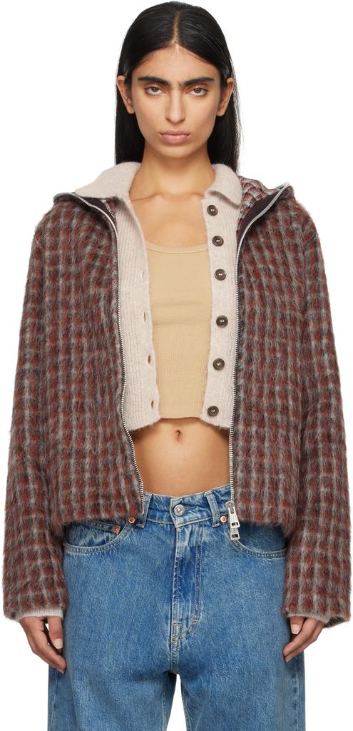 【送料&関税込】Our Legacy Check Zip Sweatshirt Our Legacy - Full Zip Hood Boston Check