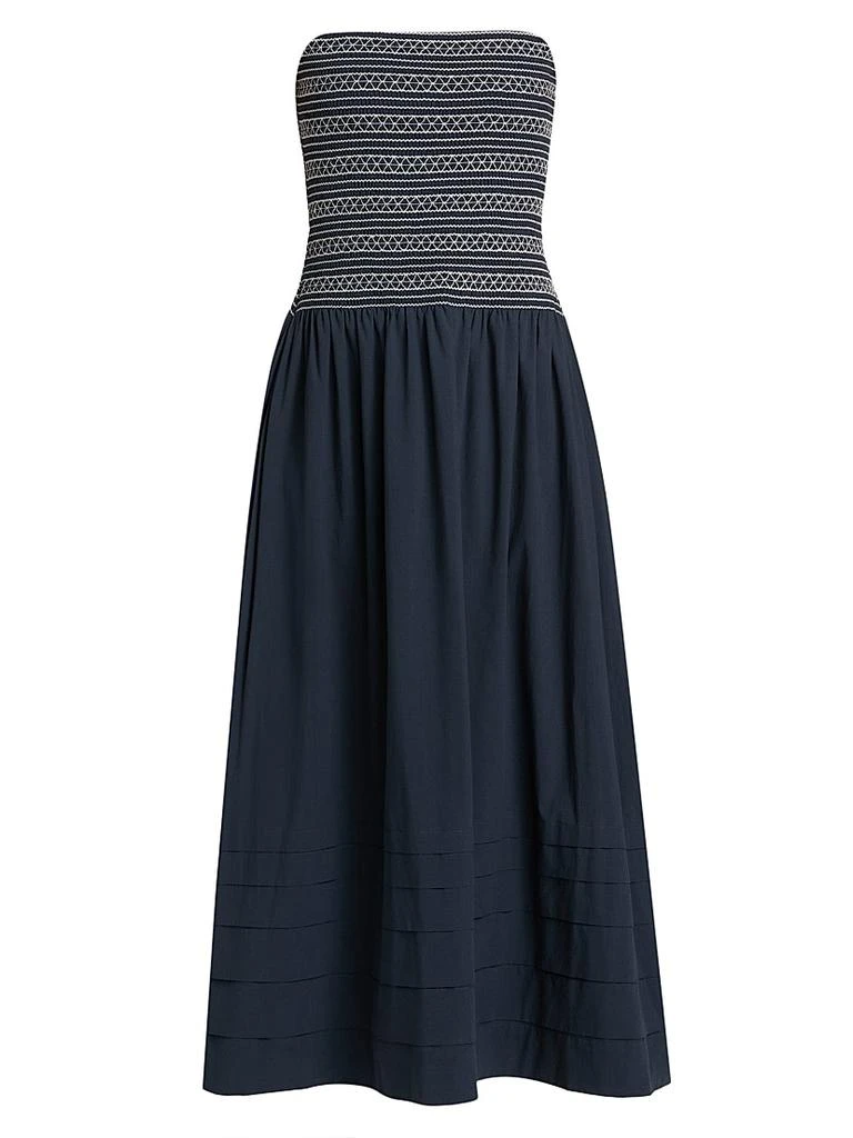 knee length dresses for ladies Ramy Brook Joanie Midi Dress - Navy main image 0