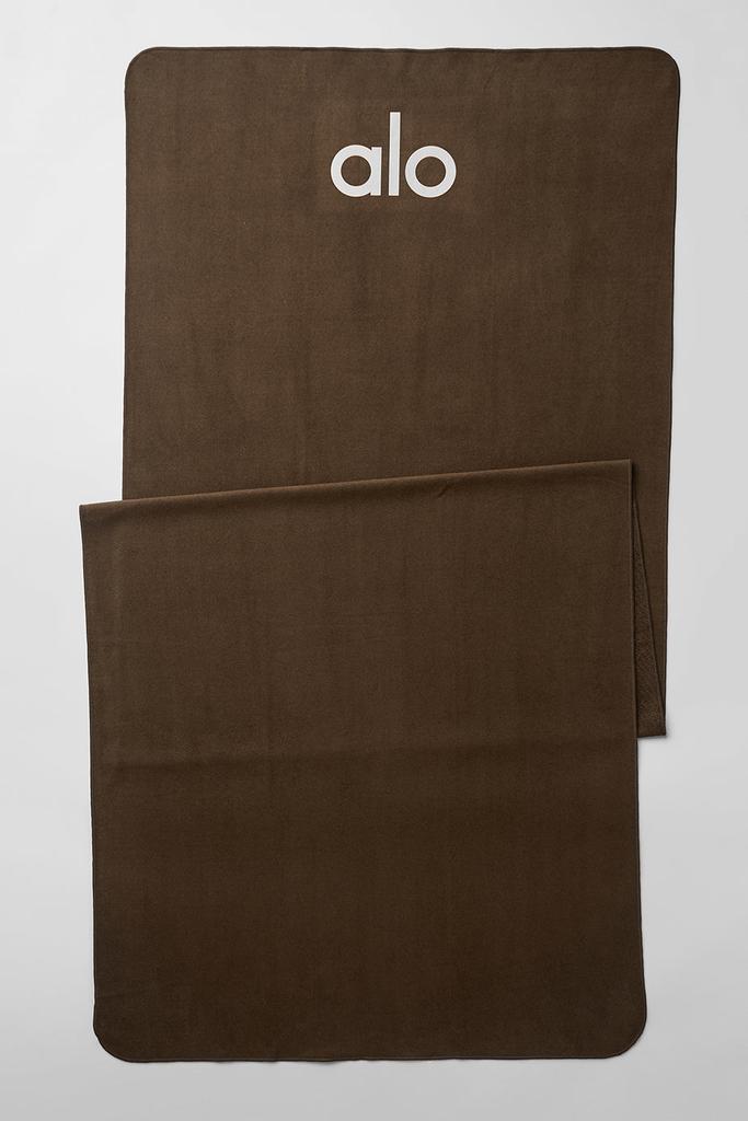 Alo Grounded No-Slip Mat Towel - Espresso