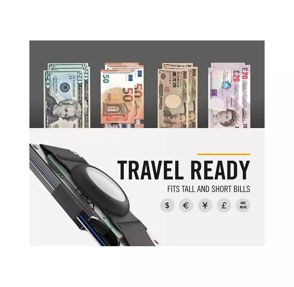 The Ridge Men's RIDGE WALLET - Basecamp Orange - Money Clip 9