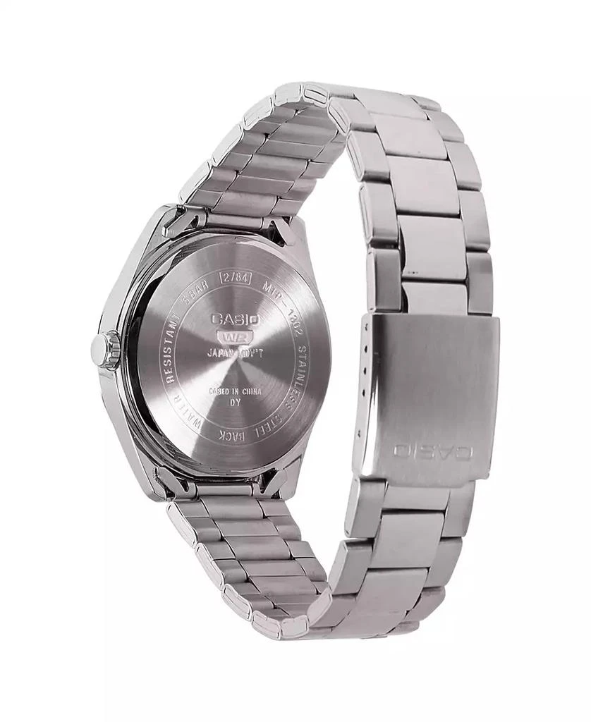G-Shock Casio Men's Analog Silver-Tone Stainless Steel Watch, 38.5mm, MTP1302D-1A1VT 3